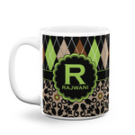 Argyle & Moroccan Mosaic Coffee Mug (Personalized)