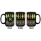 Argyle & Moroccan Mosaic Coffee Mug - 15 oz - Black APPROVAL
