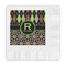 Argyle & Moroccan Mosaic Embossed Decorative Napkins (Personalized)