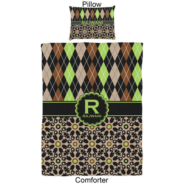 Argyle & Moroccan Mosaic Comforter Set - Twin - Approval