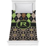 Argyle & Moroccan Mosaic Comforter - Twin XL (Personalized)