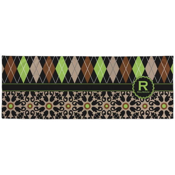 Argyle & Moroccan Mosaic Cooling Towel- Approval