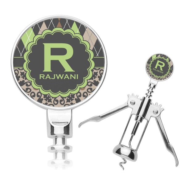 Custom Argyle & Moroccan Mosaic Corkscrew (Personalized)