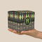 Argyle & Moroccan Mosaic Cube Favor Gift Box - On Hand - Scale View