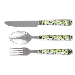 Argyle & Moroccan Mosaic Cutlery Set (Personalized)