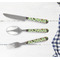 Argyle & Moroccan Mosaic Cutlery Set - w/ PLATE