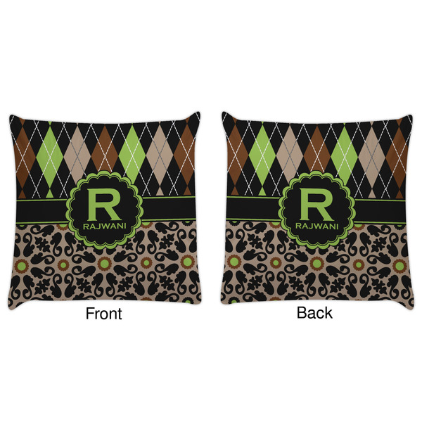 Argyle & Moroccan Mosaic Decorative Pillow Case - Approval