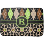 Argyle & Moroccan Mosaic Dish Drying Mat (Personalized)