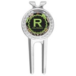 Argyle & Moroccan Mosaic Golf Divot Tool & Ball Marker (Personalized)