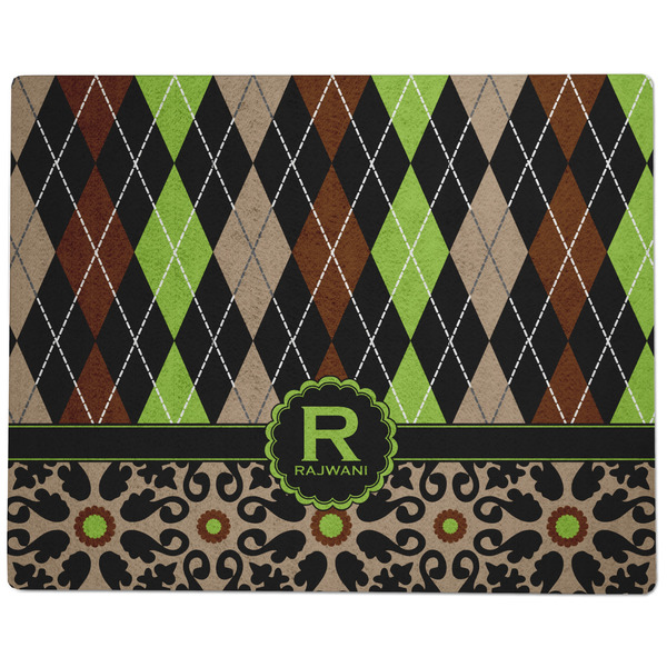 Argyle & Moroccan Mosaic Dog Food Mat - Large without Bowls