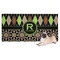Argyle & Moroccan Mosaic Dog Towel (Personalized)