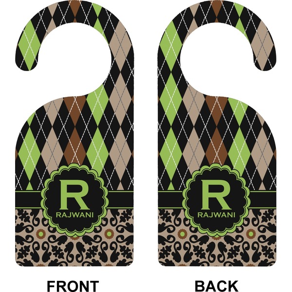 Argyle & Moroccan Mosaic Door Hanger (Approval)