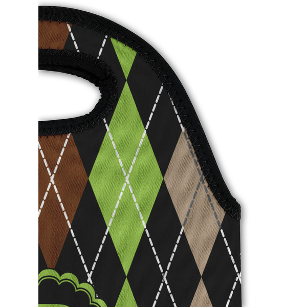 Argyle & Moroccan Mosaic Double Wine Tote - Detail 1 (new)