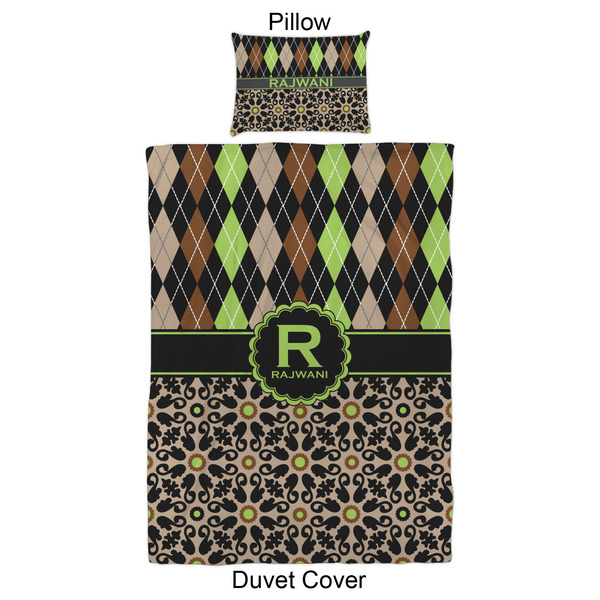 Argyle & Moroccan Mosaic Duvet Cover Set - Twin XL - Approval