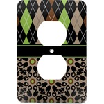 Argyle & Moroccan Mosaic Electric Outlet Plate