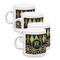 Argyle & Moroccan Mosaic Espresso Cup Group of Four Front