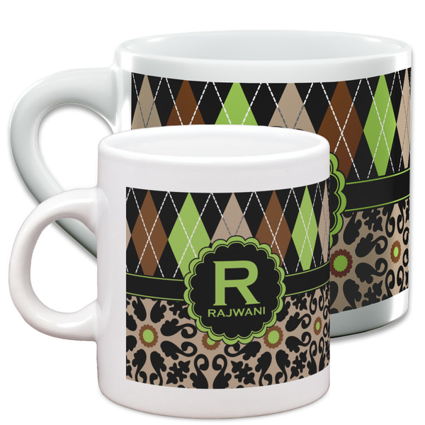 Argyle & Moroccan Mosaic Espresso Mugs - Main Parent