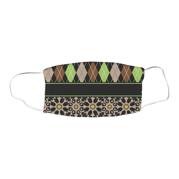 Argyle & Moroccan Mosaic Fabric Face Mask