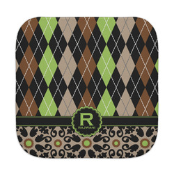 Argyle & Moroccan Mosaic Face Towel (Personalized)