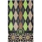 Argyle & Moroccan Mosaic Finger Tip Towel - Full View