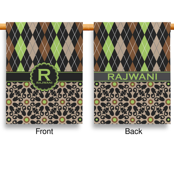 Argyle & Moroccan Mosaic Garden Flags - Large - Double Sided - APPROVAL