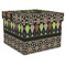 Argyle & Moroccan Mosaic Gift Boxes with Lid - Canvas Wrapped - X-Large - Front/Main