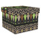 Argyle & Moroccan Mosaic Gift Boxes with Lid - Canvas Wrapped - XX-Large - Front/Main