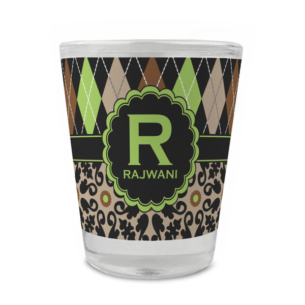 Argyle & Moroccan Mosaic Glass Shot Glass - Standard - FRONT