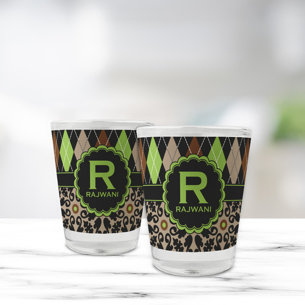 Argyle & Moroccan Mosaic Glass Shot Glass - Standard - LIFESTYLE
