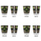 Argyle & Moroccan Mosaic Glass Shot Glass - Standard - Set of 4 - APPROVAL