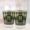 Argyle & Moroccan Mosaic Glass Shot Glass - with gold rim - LIFESTYLE