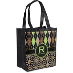 Argyle & Moroccan Mosaic Grocery Bag (Personalized)