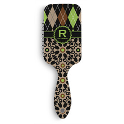Argyle & Moroccan Mosaic Hair Brushes (Personalized)