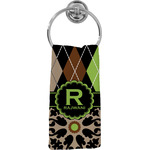 Argyle & Moroccan Mosaic Hand Towel - Full Print (Personalized)
