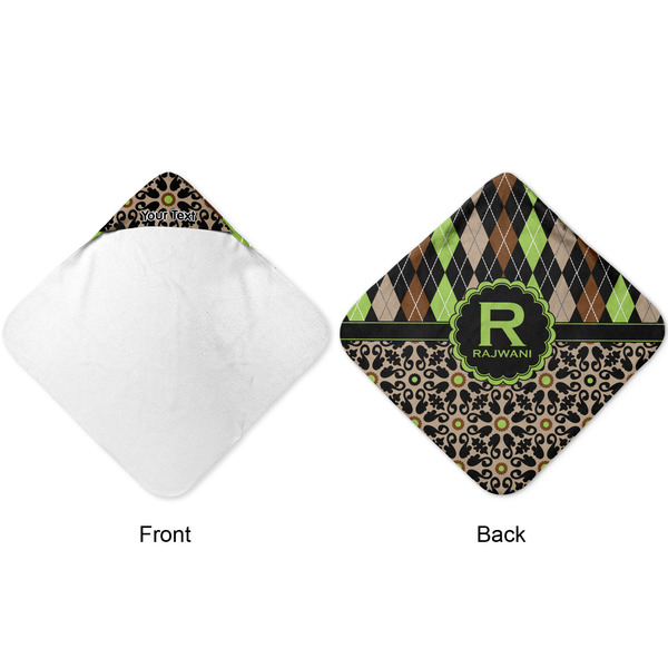 Argyle & Moroccan Mosaic Hooded Baby Towel- Approval