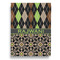 Argyle & Moroccan Mosaic House Flags - Double Sided - BACK
