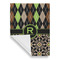 Argyle & Moroccan Mosaic House Flags - Single Sided - FRONT FOLDED