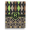 Argyle & Moroccan Mosaic House Flags - Single Sided - FRONT