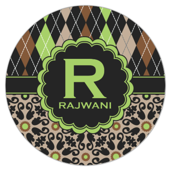 Argyle & Moroccan Mosaic Icing Circle - XSmall - Single