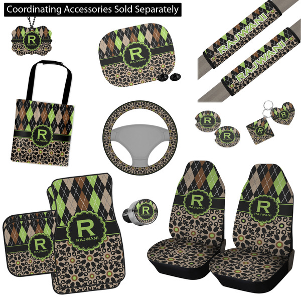 Argyle & Moroccan Mosaic Interior Car Accessories