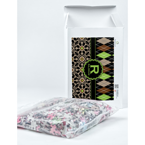 Argyle & Moroccan Mosaic Jigsaw Puzzle 1014 Piece - Box