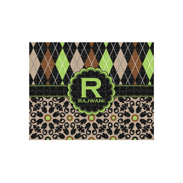 Custom Argyle & Moroccan Mosaic 252 pc Jigsaw Puzzle (Personalized)