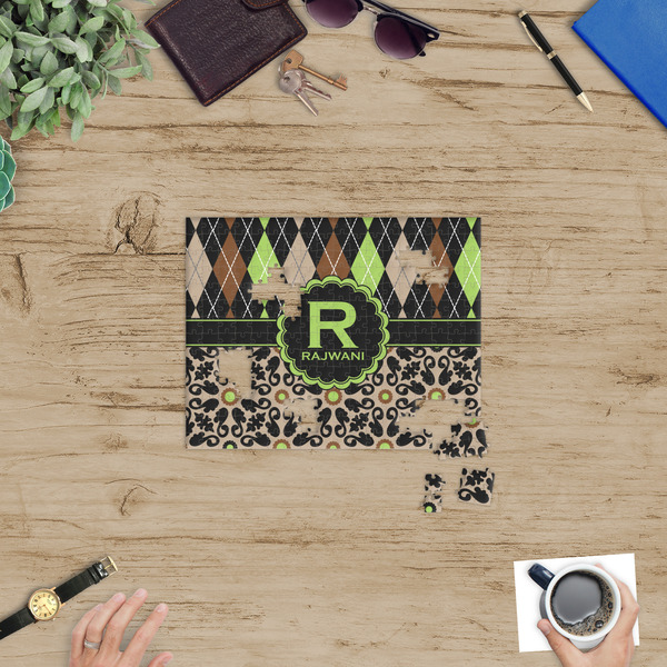 Argyle & Moroccan Mosaic Jigsaw Puzzle 252 Piece - In Context