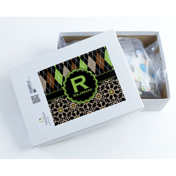 Argyle & Moroccan Mosaic Jigsaw Puzzle 30 Piece - Box