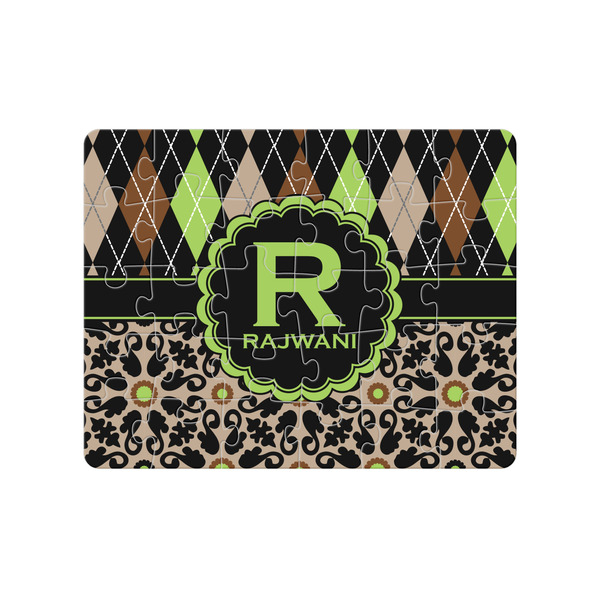 Custom Argyle & Moroccan Mosaic Jigsaw Puzzles (Personalized)