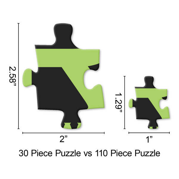Argyle & Moroccan Mosaic Jigsaw Puzzle - Piece Comparison