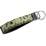 Argyle & Moroccan Mosaic Webbing Keychain Fob - Small (Personalized)