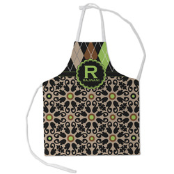 Argyle & Moroccan Mosaic Kid's Apron - Small (Personalized)
