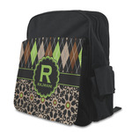 Argyle & Moroccan Mosaic Preschool Backpack (Personalized)