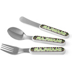 Argyle & Moroccan Mosaic Kid's Flatware (Personalized)